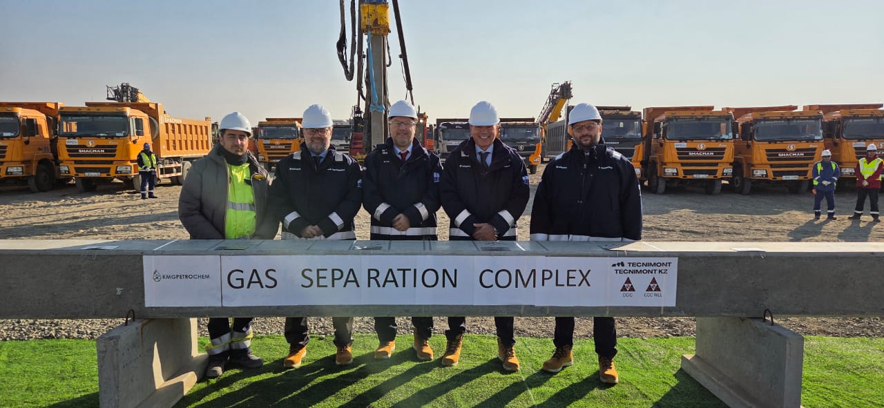 TECNIMONT attends the ground-breaking ceremony of the Tengiz Gas Separation Complex and holds a new local content forum in Kazakhstan